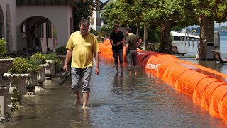 Hochwasser am Bodensee  Gefahrenstufe 5 erwartet  10 Juni 2024 [upl. by Georgi]