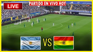 🔴Argentina vs Bolivia EN VIVO  Eliminatorias Sudamericanas 2024  Partido Completo Hoy eFOOTBALL [upl. by Chiles887]