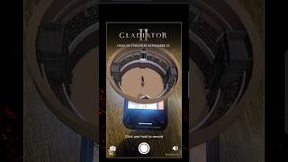 Gladiator 2 Arena Popcorn Bucket QR code in action gladiator gladiator2 popcornbucket cinemark [upl. by Mistrot]