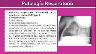 Patología Respiratoria del Recién Nacido TAQUIPNEA TRANSITORIA y SDR TIPO 1  Pediatría [upl. by Aneehsat964]