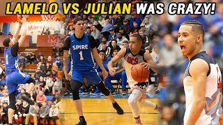 LaMelo Ball vs Julian Newman Got CRAZY LaMelo Gets TRIPLE DOUBLE In BIG DUB 🔥 [upl. by Anilosi]