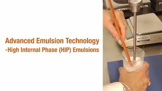 Advanced Emulsion Technology  HIP Emulsions [upl. by Trevah914]