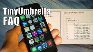 iOS 8 Downgrade Prep Use TinyUmbrella beta to save SHSH blobs [upl. by Koerner]