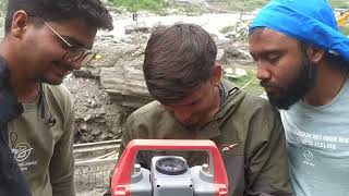 how to set up total station and use it to do stake out known points for Pentax 1500N total station [upl. by Teufert]