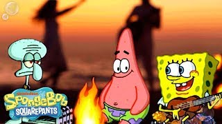 The Campfire Song Wild Remix 🔥  SpongeBob [upl. by Rehpotsirhk]