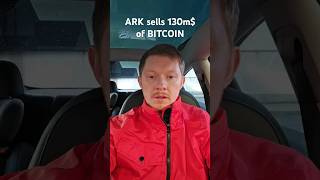 Ark sells 130m of Bitcoin Is it time to panic crypto cryptonews btc trading invest bitcoin [upl. by Nnylatsirk198]