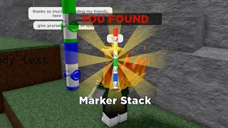 How to get MARKER STACK in FIND THE MARKERS Roblox  UPDATED 2024 [upl. by Addam]