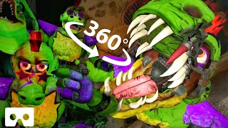 360° What If You Play Montgomery Gator Cutscenes in VR FNAF Security Breach Jumpscares Boss Fight [upl. by Abijah]