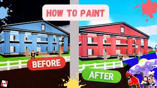 How to PAINT Roblox Welcome to Farmtown [upl. by Lavud348]