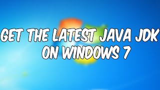 How To Download JAVA JDK In Windows 7  JDK Download in Hindi for Windows 7 [upl. by Ivz]