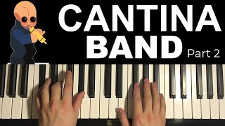 Cantina Band  Part 2 Piano Tutorial Lesson  Star Wars [upl. by Manvil]