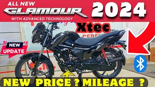 Hero Glamour Xtec 2024 Model New Feature Updated  Better Than SP 125 2024 Hero Glamour Bike price [upl. by Oludoet]