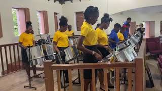 Gingerland Methodist  Girls and Boys Brigade Steel Band [upl. by Budge]