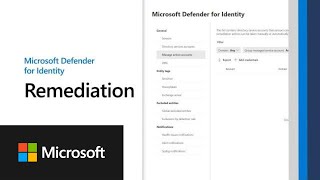 Remediation  Microsoft Defender for Identity [upl. by Hajin]