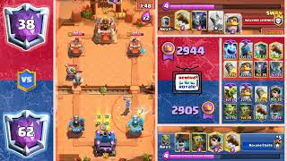 LOG BAIT VS ICE WIZARD MORTAR ROCKET clashroyale [upl. by Sheepshanks]