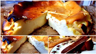 San Sebastian cheese cake recipe Burnt Basque [upl. by Adelbert570]