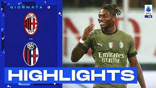 MilanBologna 20  Leao brilla a San Siro Gol e Highlights  Serie A TIM 202223 [upl. by Onilatac]