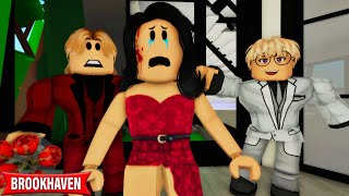 MY BOSS TRAPPED ME TO DATE HIS SON Roblox Brookhaven  CoxoSparkle2 [upl. by Nwahsear]