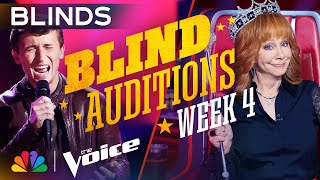 The Best Performances from the Final Week of Blind Auditions  The Voice  NBC [upl. by Einehpets]