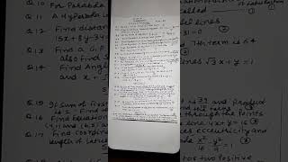 11th MATH student assessment test set 2 Dec 2024 for practis purpose onlyviralvideo trending [upl. by Gabbey]