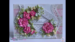 Introducing the new Heartfelt Creations Deluxe Flower Shaping Cardstock [upl. by Rolph]