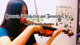 Sarasate Introduction and Tarantella Op43 Violin only 14  Tiffany Ou [upl. by Lolanthe]