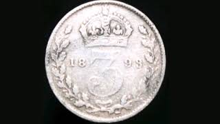 UK 1893 3 PENCE Coin VALUE  REVIEW [upl. by Giefer]