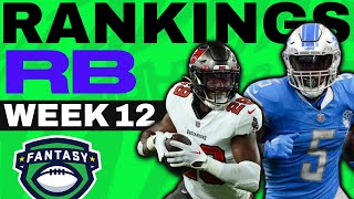 2023 Fantasy Football RANKINGS  TOP 30 Running Backs for Week 12 [upl. by Christianson329]