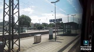 Bahnhof Bruchsal Teil34 Re17c n mühlacker MEX n Stuttgart Hbf gv in bw am 210724 [upl. by Namrak]