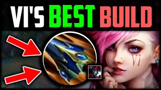 NEW VI BUILD SCALES LIKE CRAZY MOST DAMAGE DEALT  How to Play Vi for Beginners Season 14 [upl. by Ibbor87]