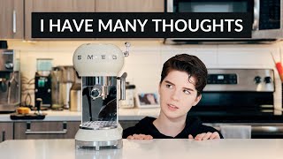 The Smeg Espresso Machine Unboxing amp Review [upl. by Eirek]