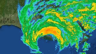 2024 Hurricane Francine Radar Loop [upl. by Kcirre]