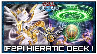 F2P HIERATIC Deck   Competitive  YuGiOh  Duel Links [upl. by Lydie]