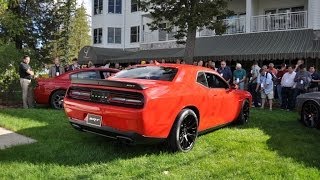 2015 Dodge Challenger SRT Hellcat Revving [upl. by Amadeo]