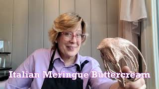 How to make Chocolate Italian Meringue Buttercream [upl. by Idnas943]