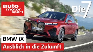 BMW iX 2021 Groß schwer leistungsstark und dennoch effizient  auto motor und sport [upl. by Jed]