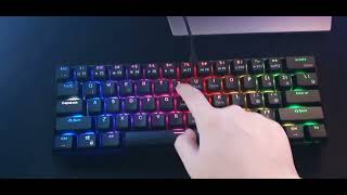 Review do Teclado RK61 [upl. by Ysnat]