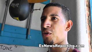 boxing prospect talks eloy perez vs broner [upl. by Aihsa]