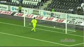 Worlds Longest Headed Goal 57 metre 2011 good quality Jone Samuelsen [upl. by Odlanra]