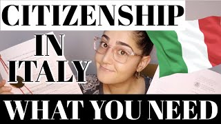 EVERY DOCUMENT NEEDED For ITALIAN CITIZENSHIP JURE SANGUINIS [upl. by Zeus]