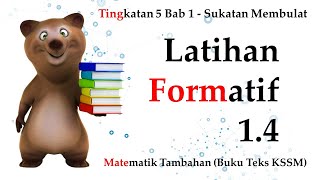 Matematik Tambahan Tingkatan 5 KSSM Bab 1  Sukatan Membulat  Latihan Formatif 14 [upl. by Serra]