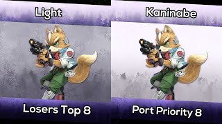 Light Fox vs Kaninabe Fox  Losers Top 8  Port Priority 8 [upl. by Ubald]