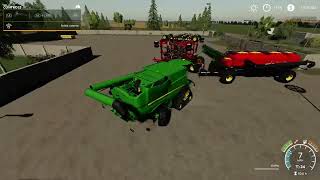 Welker farms harvesting part 1 fs19 [upl. by Roselba776]