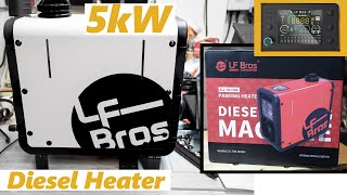 LF Bros N4 Diesel Heater 5kW  Can it keep my Jeep warm Winter Camping Let’s check it out [upl. by Roana]