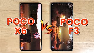 Poco X6 vs Poco F3 Antutu Battle [upl. by Elaweda]