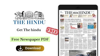 Download the hindu and indian express free pdf  the Hindu today download  Daily the hindu pdf [upl. by Aniretake]