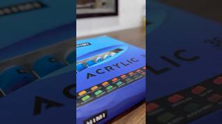 HIMI 36 colours acrylic paint review acrylicpainting satisfying [upl. by Aielam697]