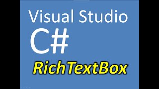 C RichTextBox [upl. by Cire]