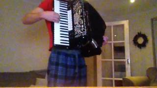 Pogues  Brown Eyes  Accordion practice [upl. by Nylorac]