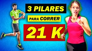 Cómo ENTRENAR para una MEDIA MARATÓN 21k [upl. by Aidnic]